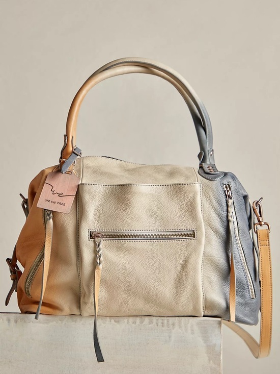 We The Free Handbags - Free People We The Free Ombre Emerson Tote Bag Italian Straw Ombre NEW! Sold Out